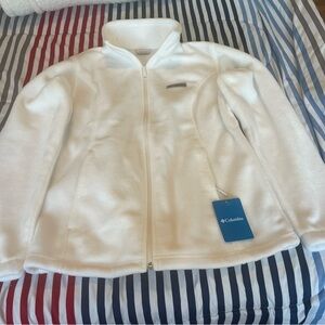 White fleece from Columbia